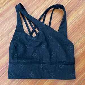 Lululemon Black One Shoulder Sports Bra